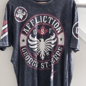 Men's Affliction Buckle T Shirt 2XL